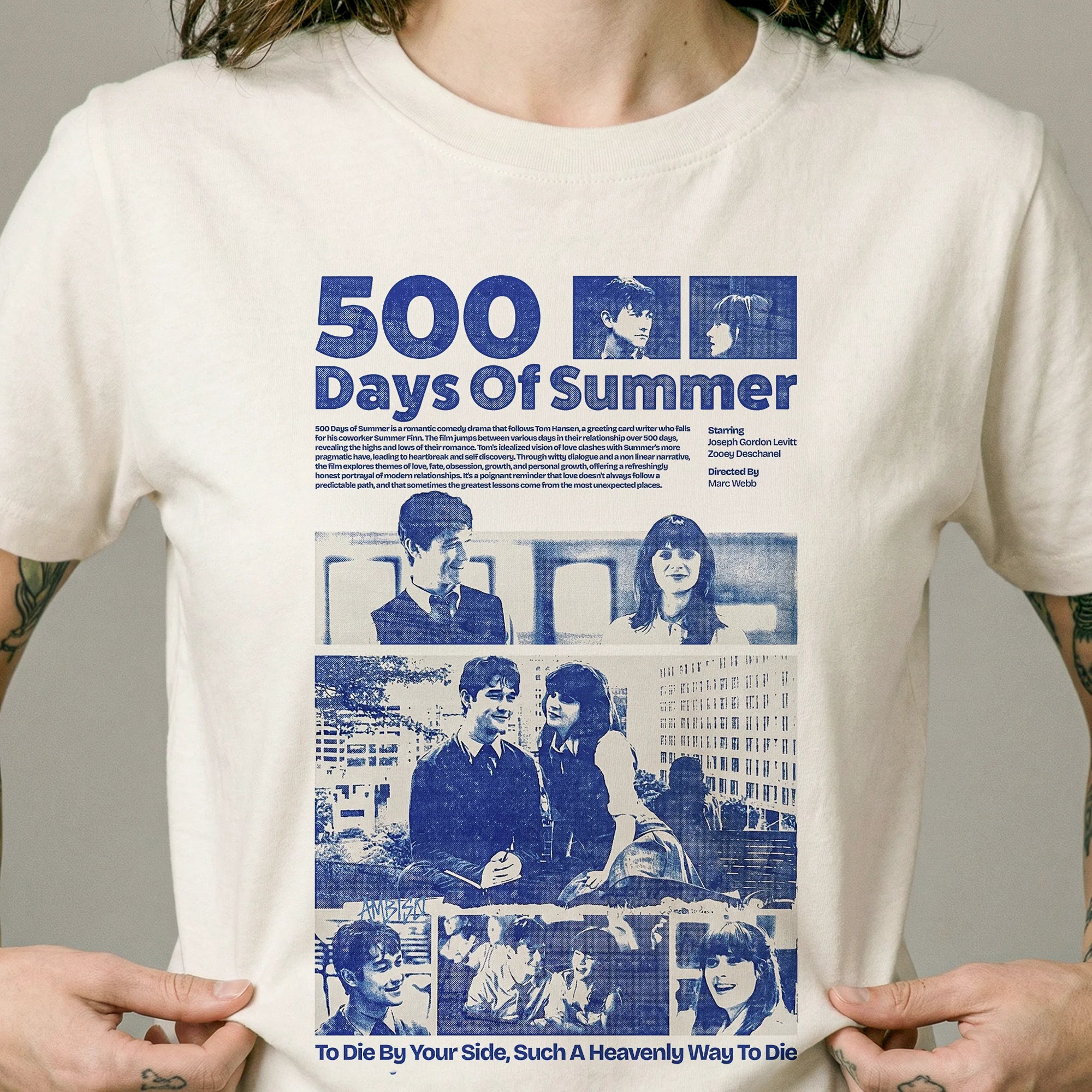 Camiseta Basica 500days Feminina Off-White