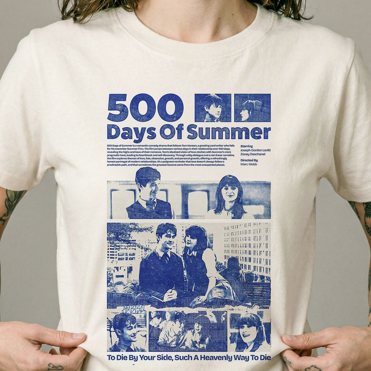 Camiseta Basica 500 Dias Feminina Off-White