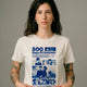 Camiseta Basica 500 Days of Summer Feminina Off-White