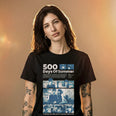 Camiseta Basica 500 Dias Feminina Preto