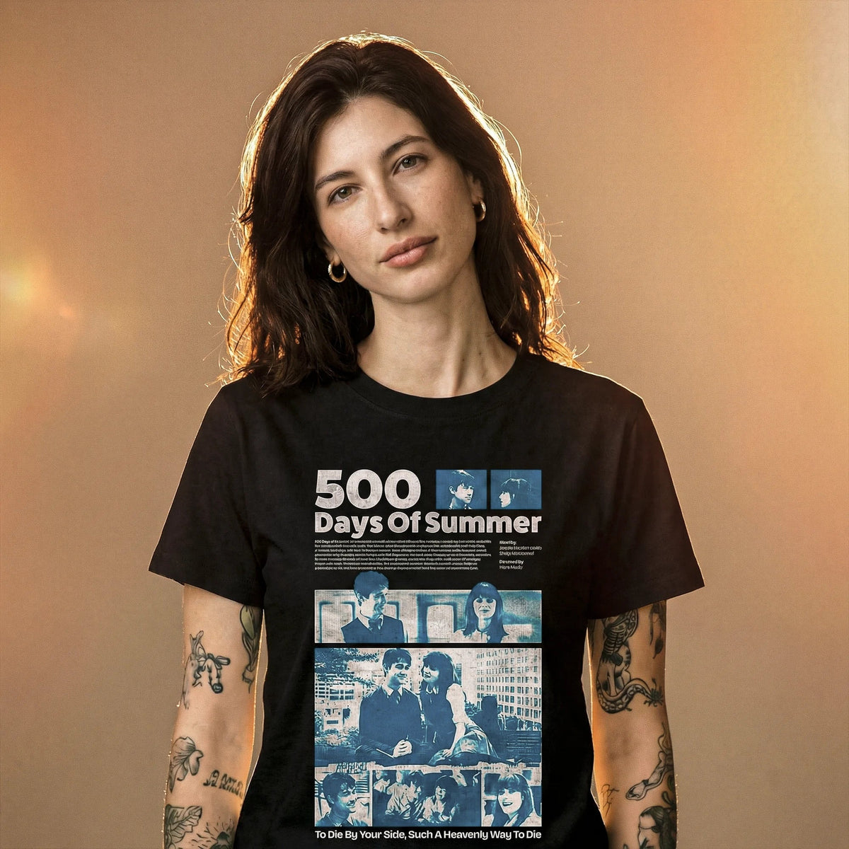 Camiseta Basica 500 Dias Feminina Preto