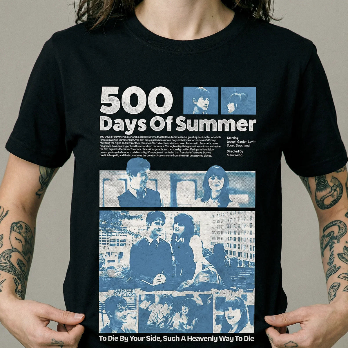 Camiseta Basica 500 Dias Feminina Preto