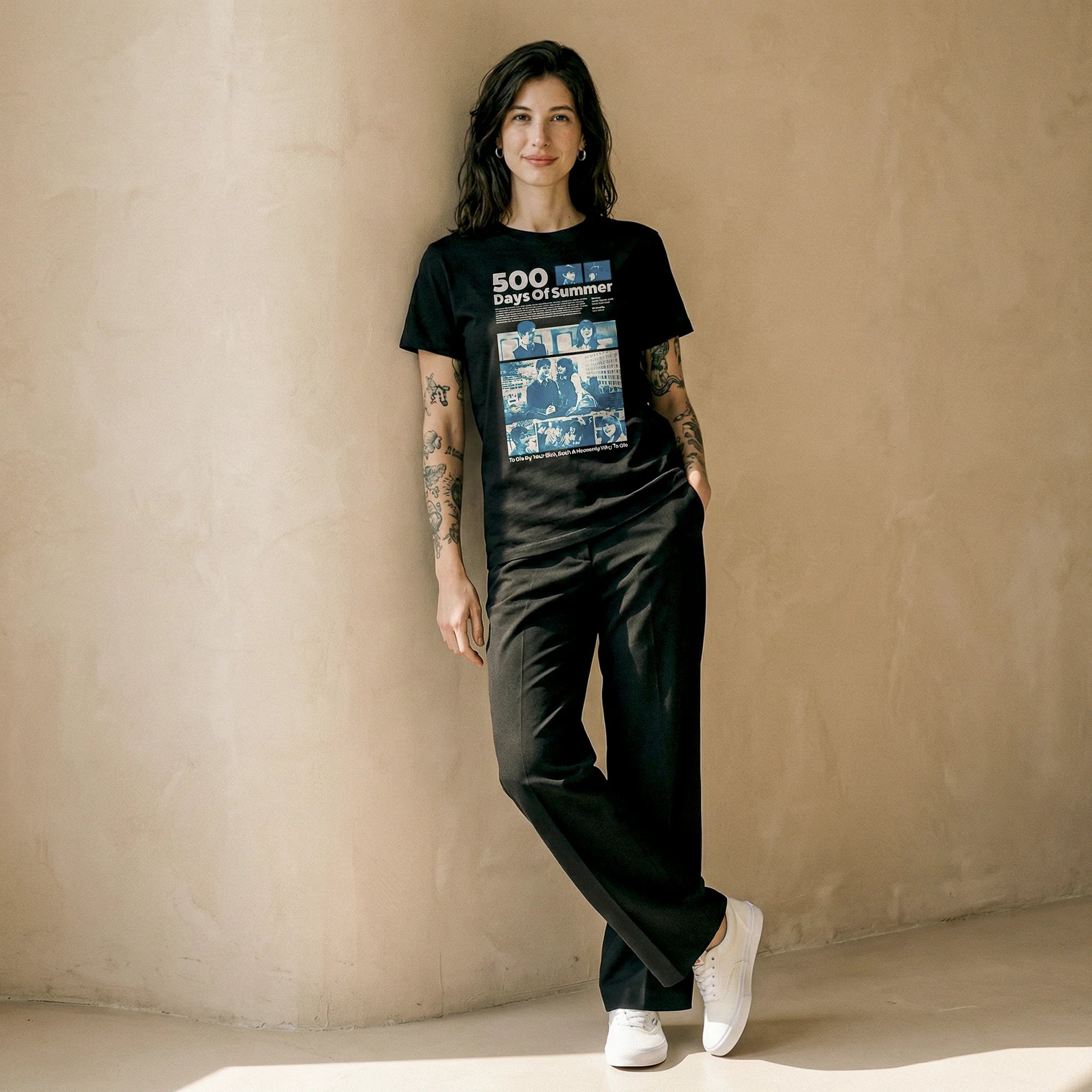 Camiseta Basica 500days Feminina Preto
