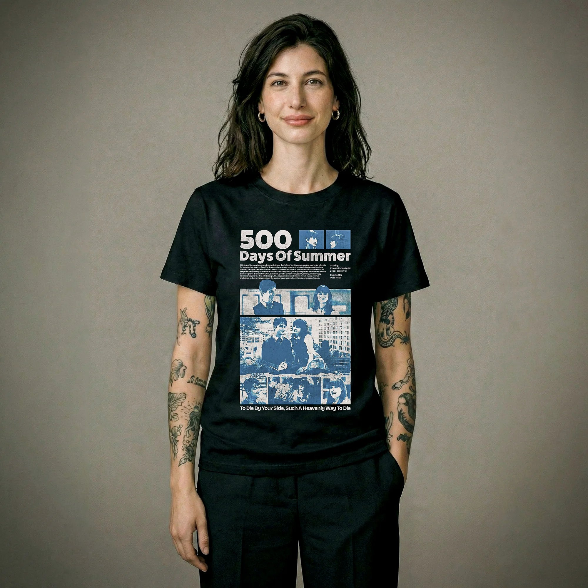 Camiseta Basica 500days Feminina Preto