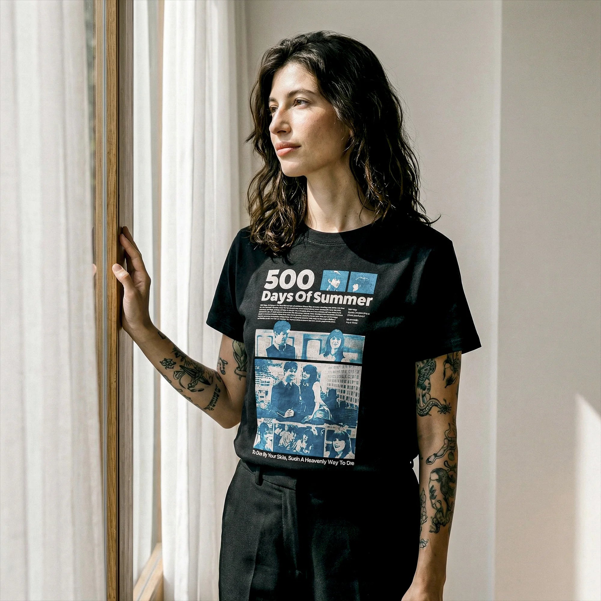 Camiseta Basica 500days Feminina Preto
