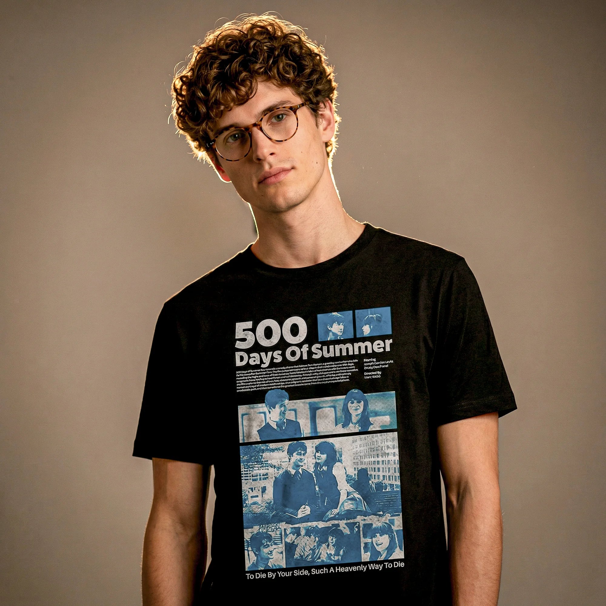 Camiseta Basica 500days Masculina Preto