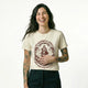 Camiseta Basica ANSIEDAD Feminina Off-White