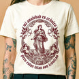 Camiseta Basica ANSIEDAD Feminina Off-White