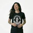 Camiseta Basica ANSIEDAD Feminina Preto