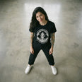 Camiseta Basica ANSIEDAD Feminina Preto