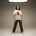 Camiseta Basica Afeto Feminina Off-White