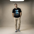 Camiseta Basica Afeto Masculina Preto