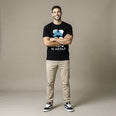 Camiseta Basica Afeto Masculina Preto