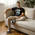 Camiseta Basica Afeto Masculina Preto
