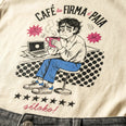 Camiseta Básica Café na Firma é Paia Feminina Off-White