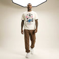 Camiseta Básica Café na Firma é Paia Masculina Off-White