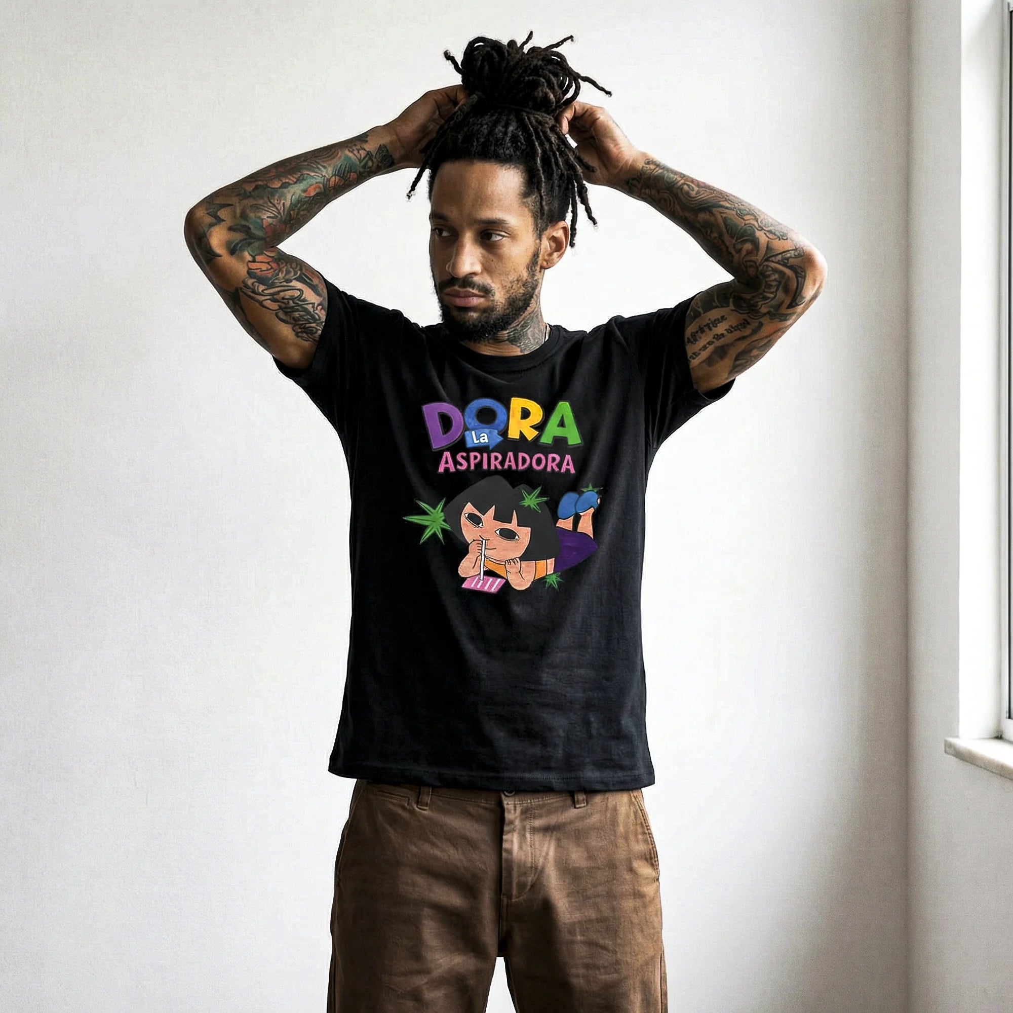 Camiseta Basica Dora Masculina Preto