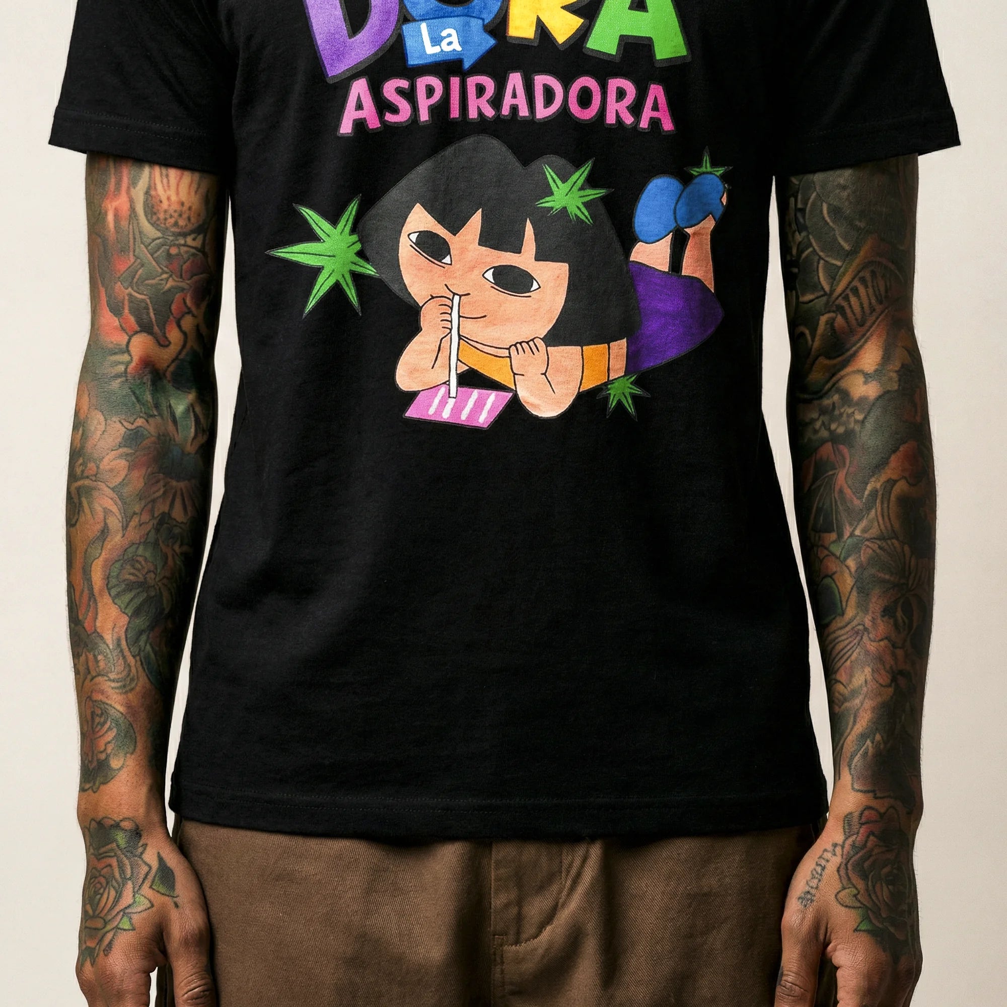 Camiseta Basica Dora Masculina Preto