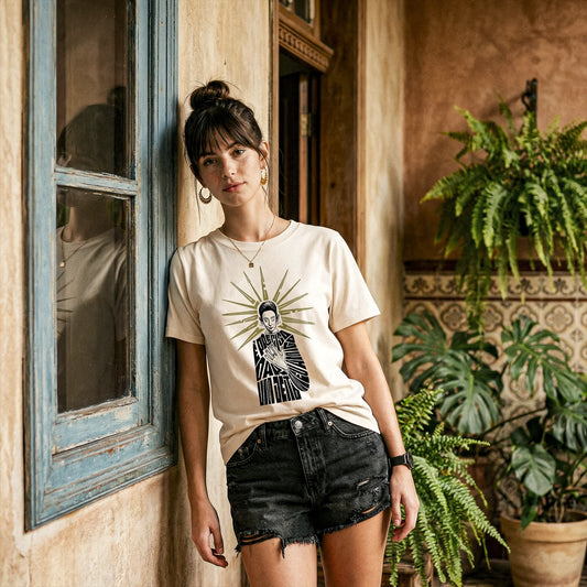 Camiseta Basica EPRECISO Feminina Off-White