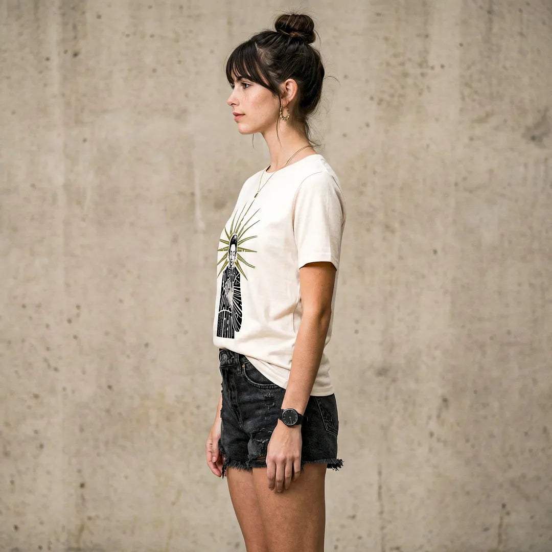 Camiseta Basica É Preciso Dar Um Jeito Feminina Off-White