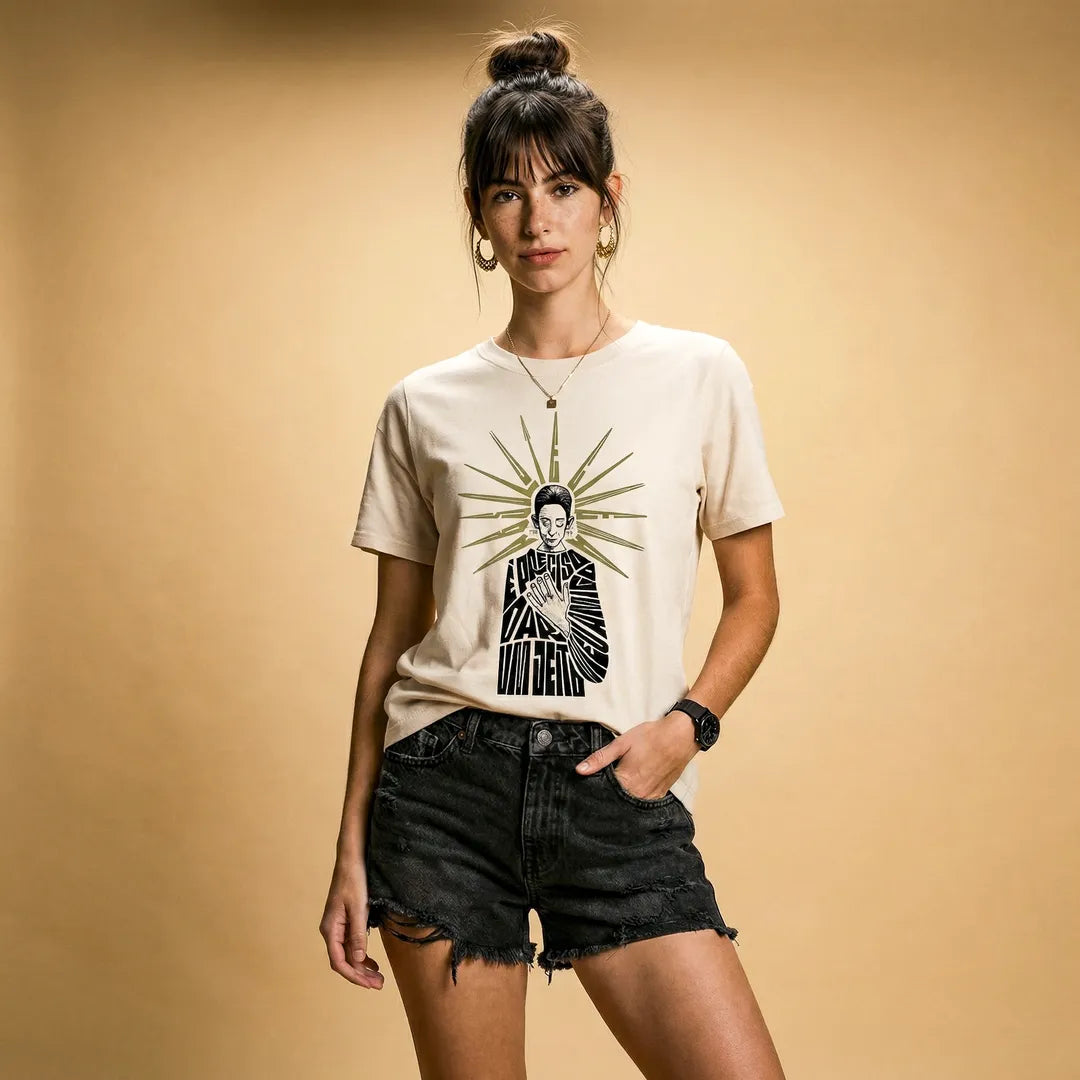 Camiseta Basica É Preciso Dar Um Jeito Feminina Off-White