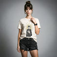Camiseta Basica EPRECISO Feminina Off-White