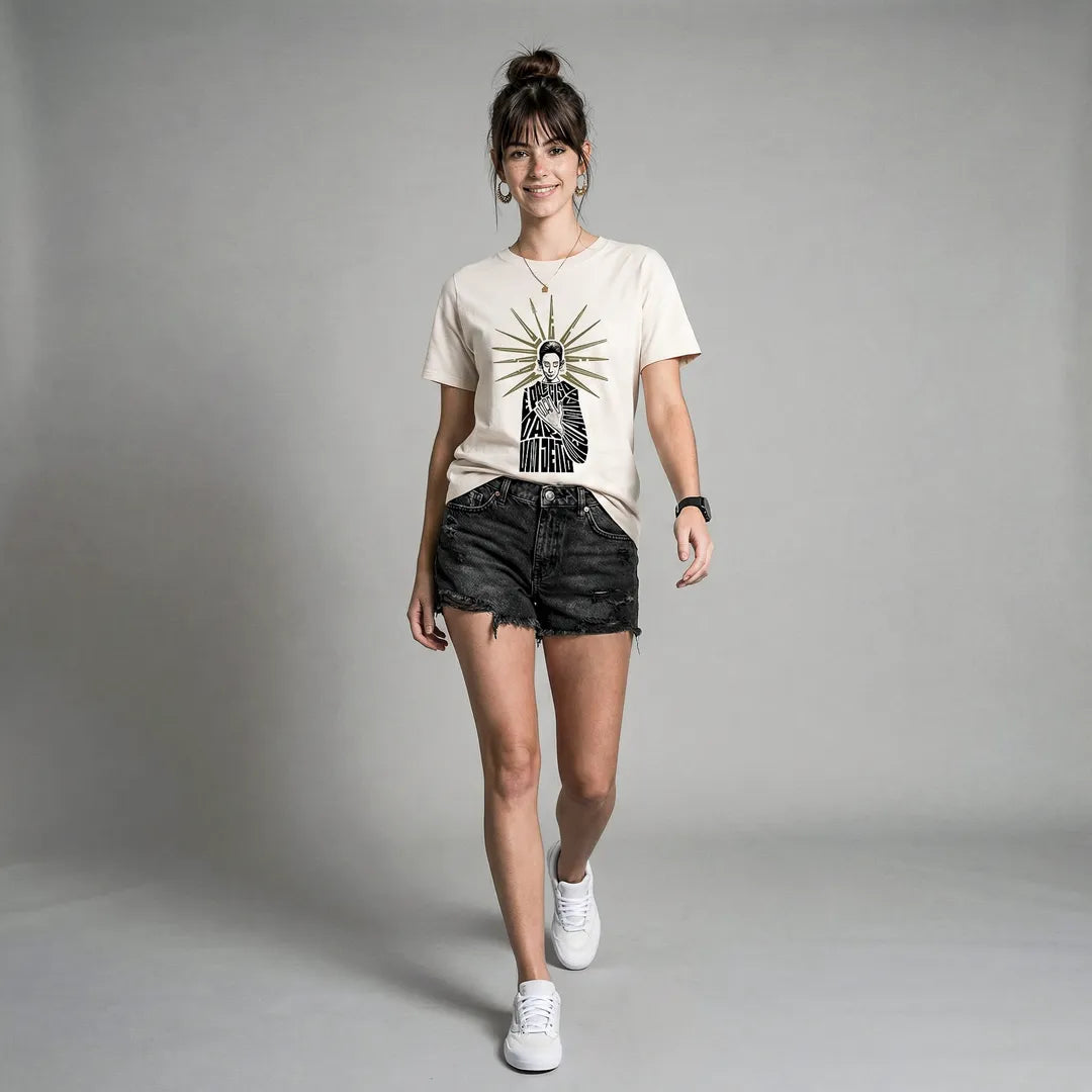 Camiseta Basica É Preciso Dar Um Jeito Feminina Off-White