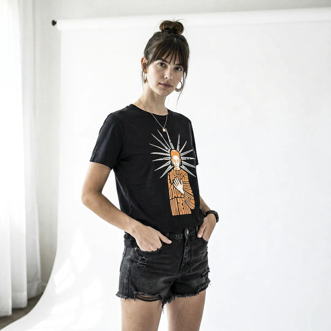 Camiseta Basica É Preciso Dar Um Jeito Feminina Preto