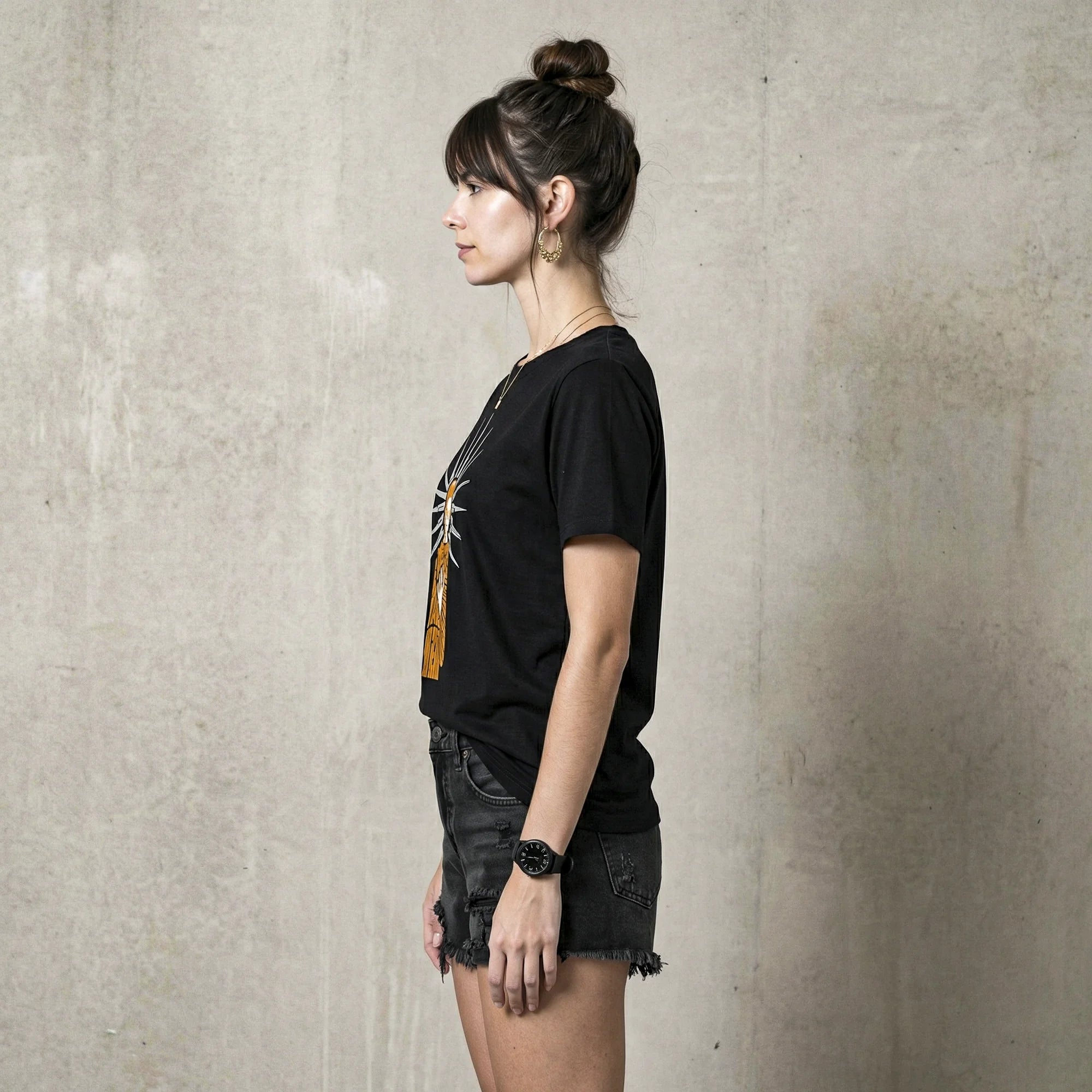 Camiseta Basica EPRECISO Feminina Preto