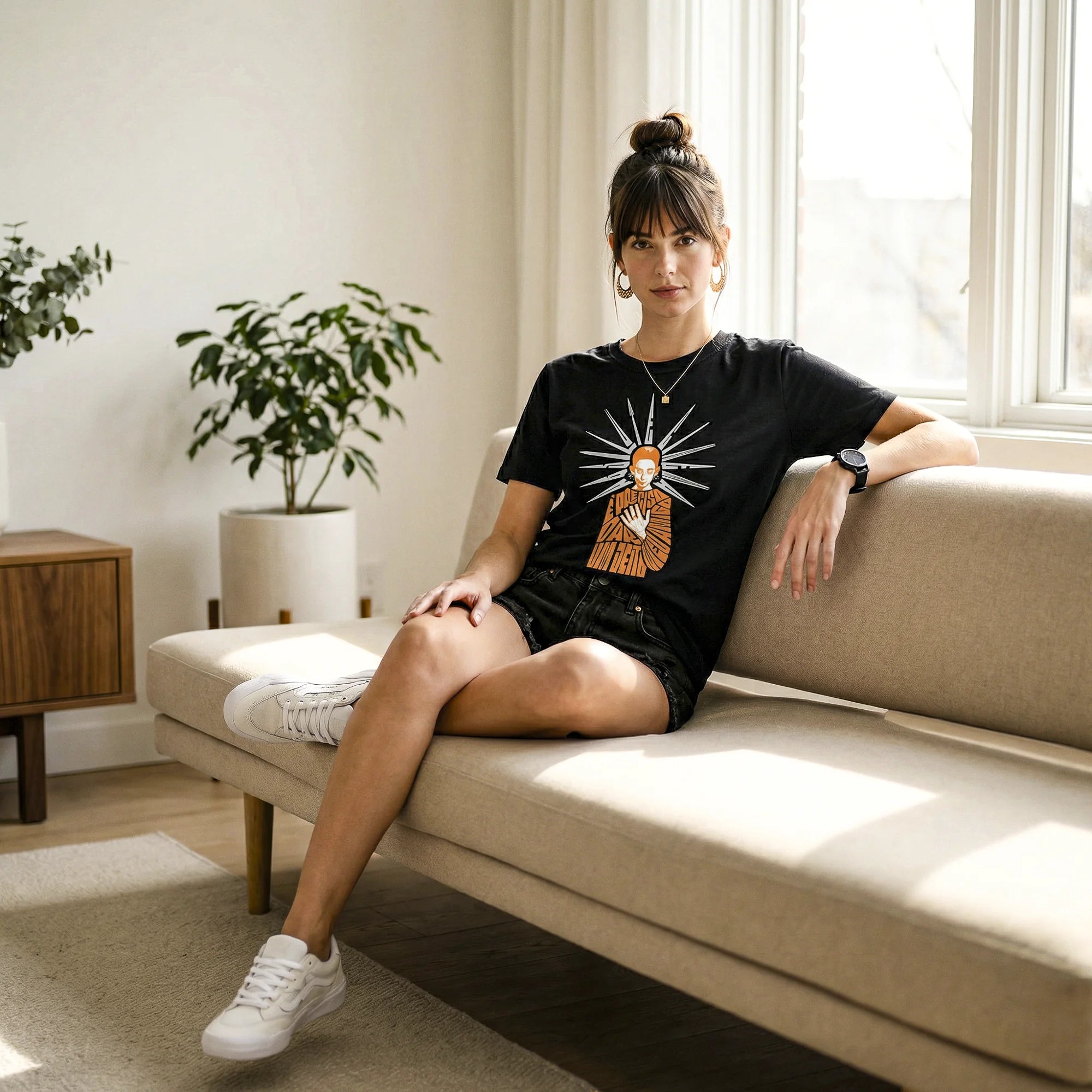 Camiseta Basica EPRECISO Feminina Preto