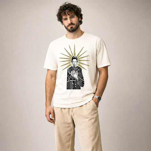 Camiseta Basica É Preciso Dar Um Jeito Masculina Off-White