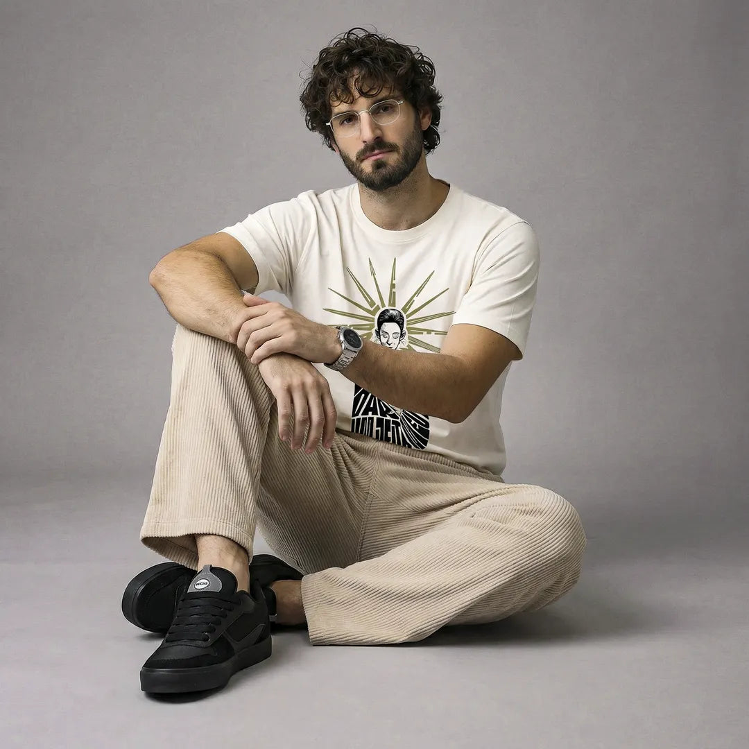 Camiseta Basica É Preciso Dar Um Jeito Masculina Off-White