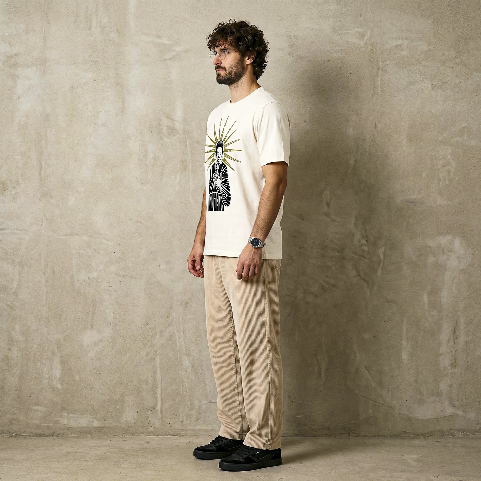 Camiseta Basica EPRECISO Masculina Off-White