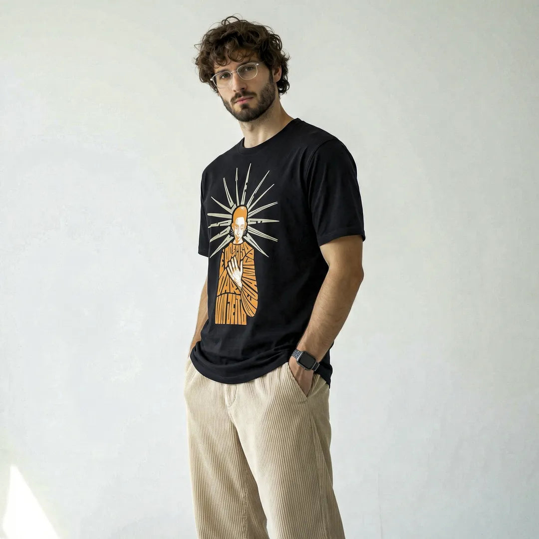 Camiseta Basica É Preciso Dar Um Jeito Masculina Preto