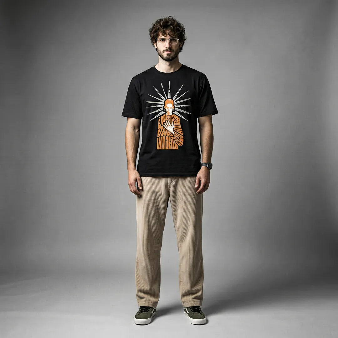 Camiseta Basica É Preciso Dar Um Jeito Masculina Preto