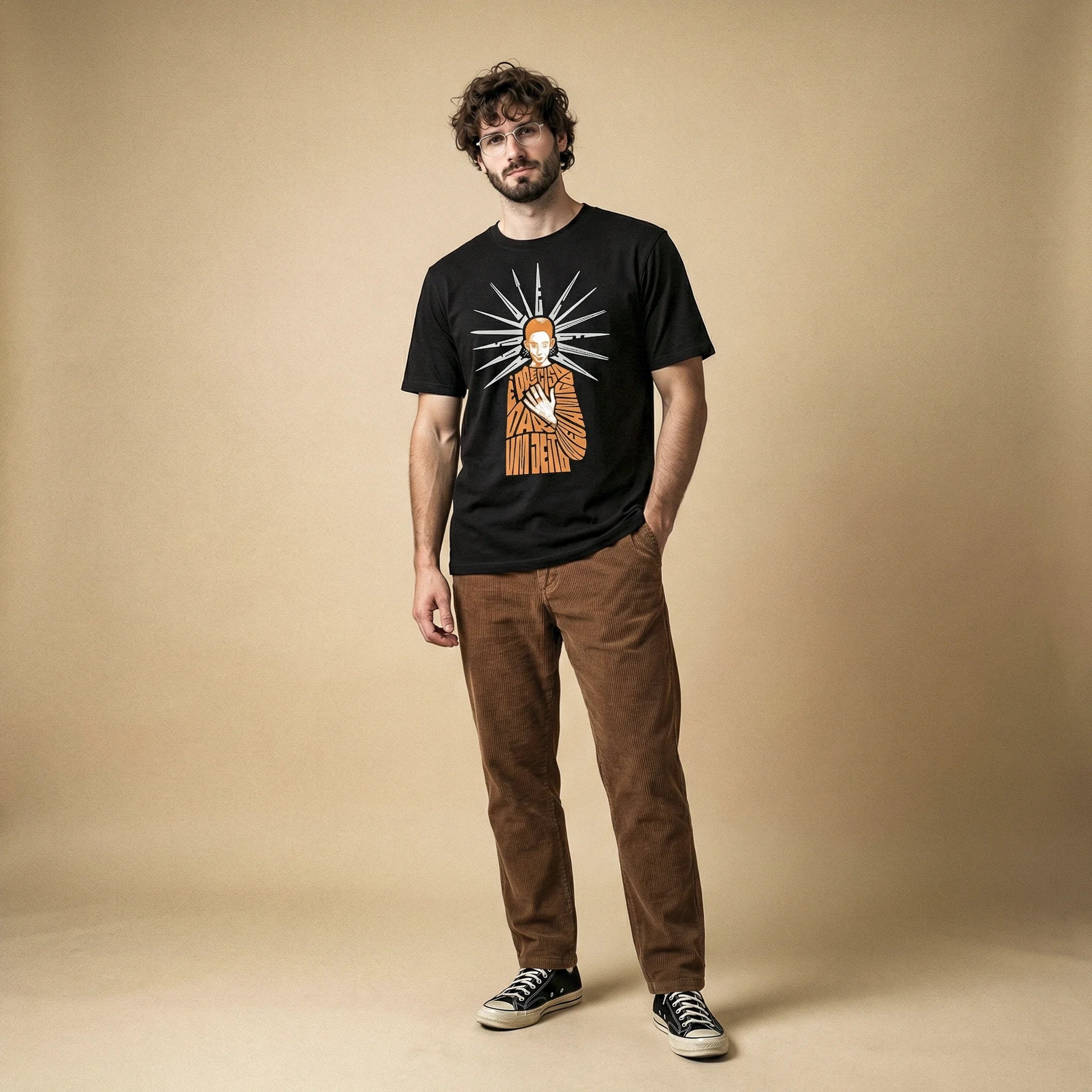 Camiseta Basica EPRECISO Masculina Preto