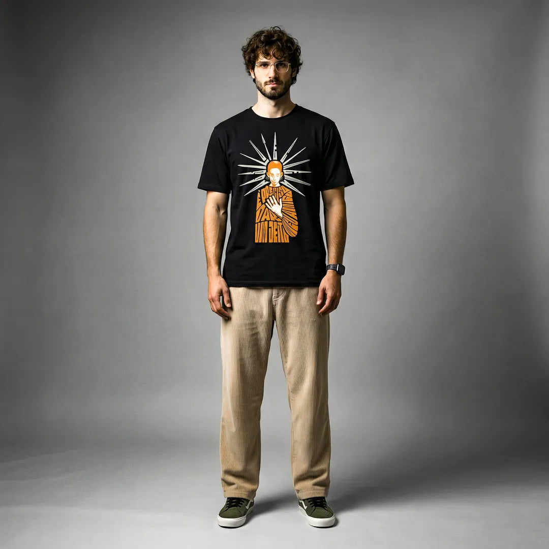 Camiseta Basica É Preciso Dar Um Jeito Masculina Preto