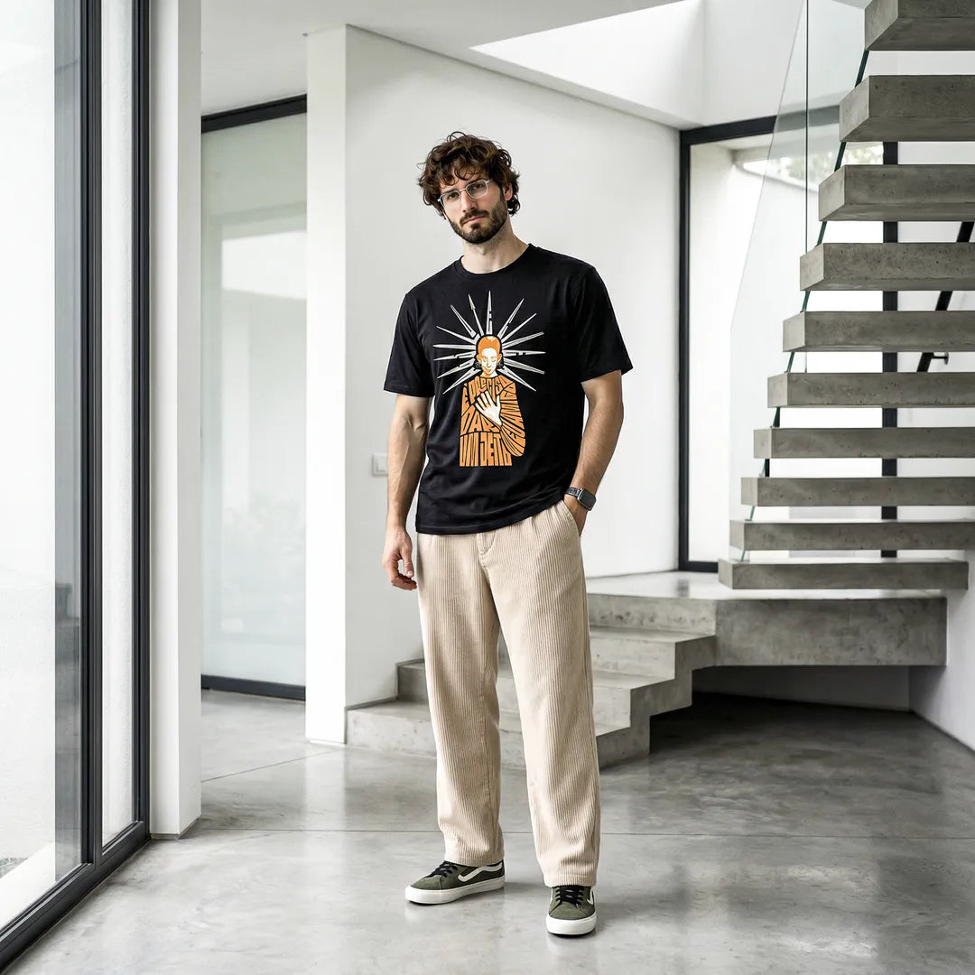 Camiseta Basica É Preciso Dar Um Jeito Masculina Preto