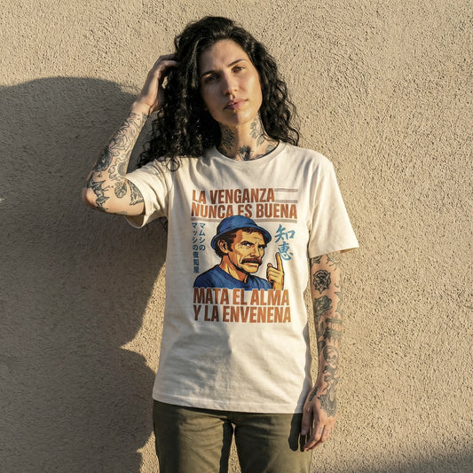 Camiseta Basica LAVENGANZA Feminina Off-White