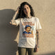 Camiseta Basica LAVENGANZA Feminina Off-White