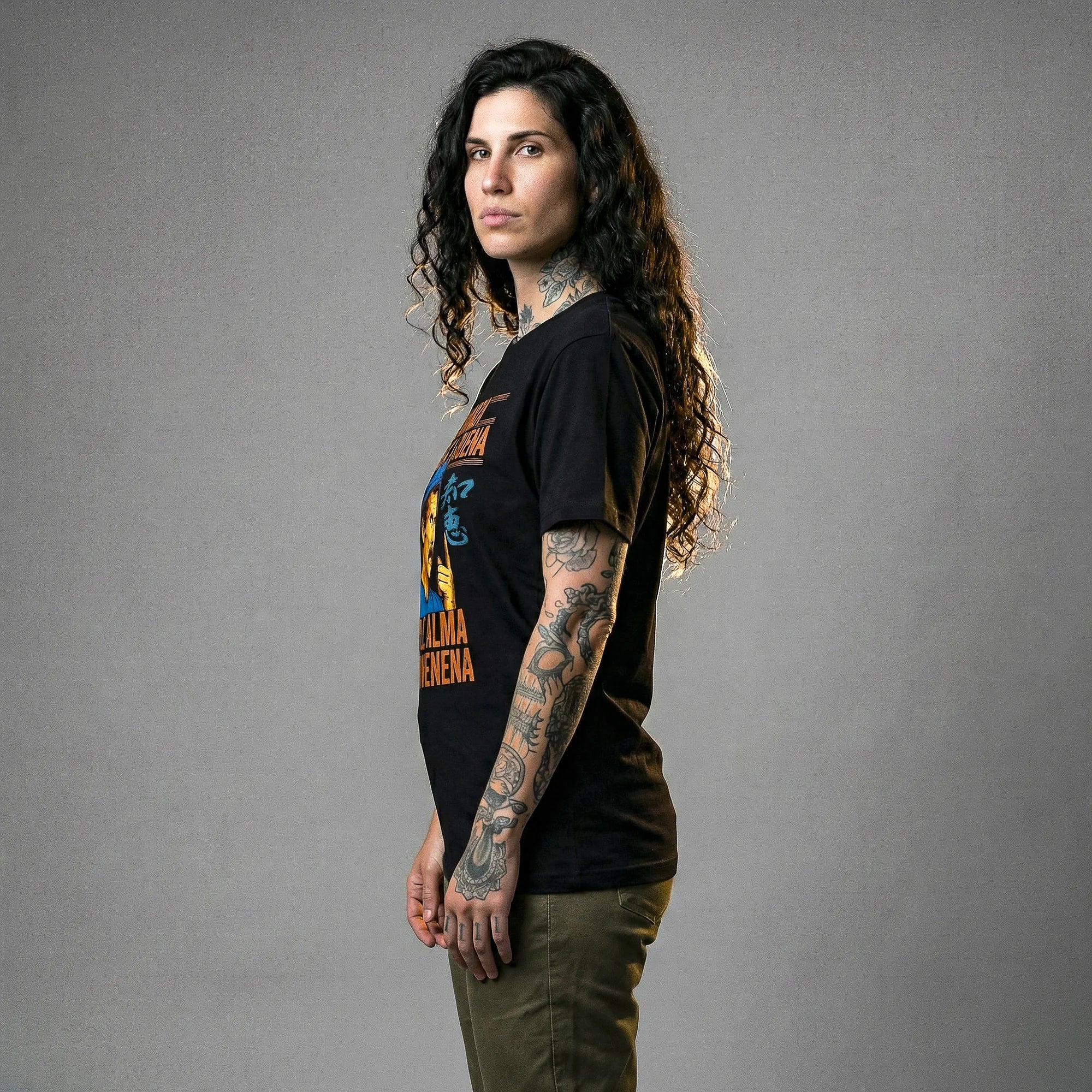 Camiseta Basica LAVENGANZA Feminina Preto