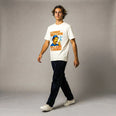 Camiseta Basica LAVENGANZA Masculina Off-White