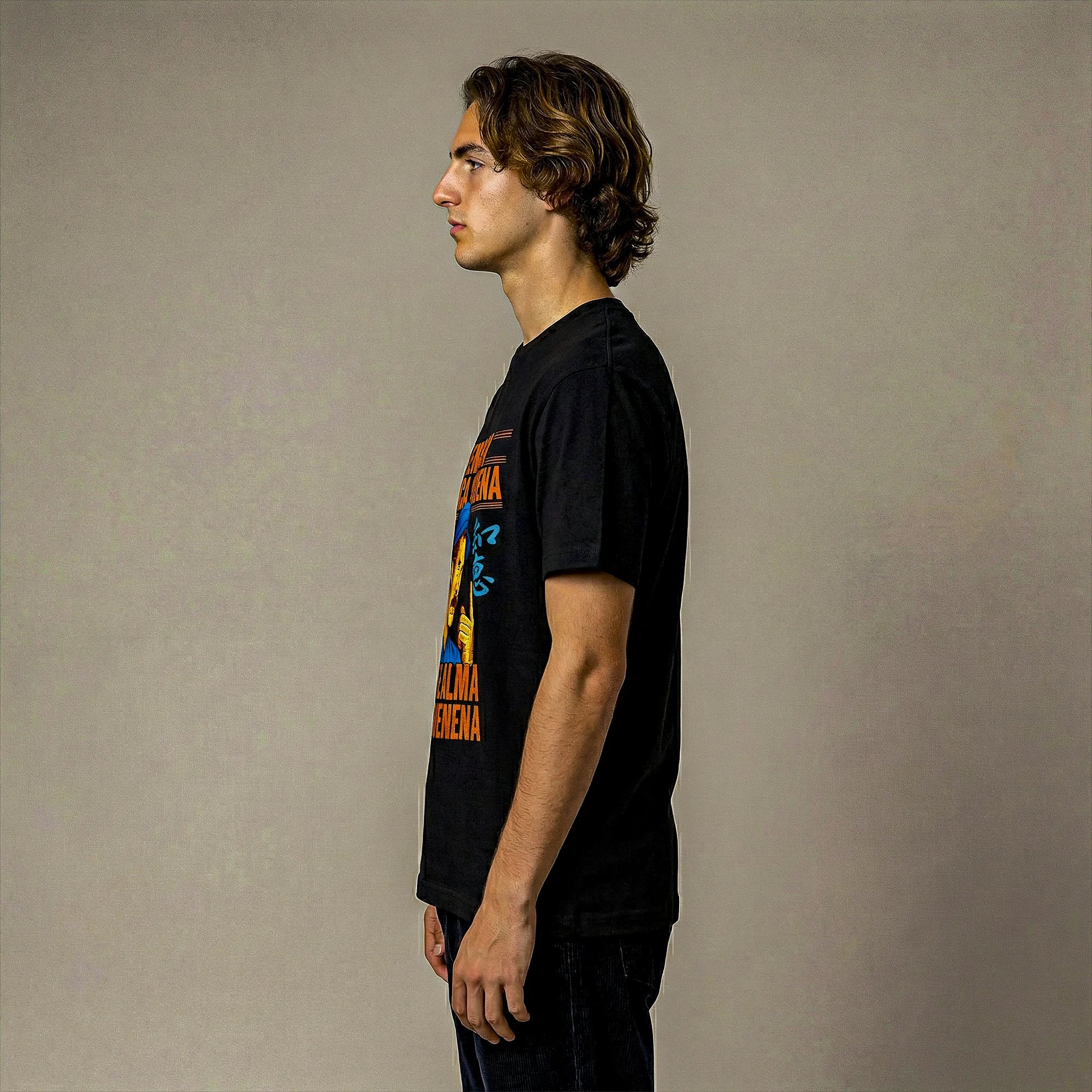 Camiseta Basica LAVENGANZA Masculina Preto