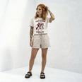 Camiseta Basica MIJO Feminina Off-White