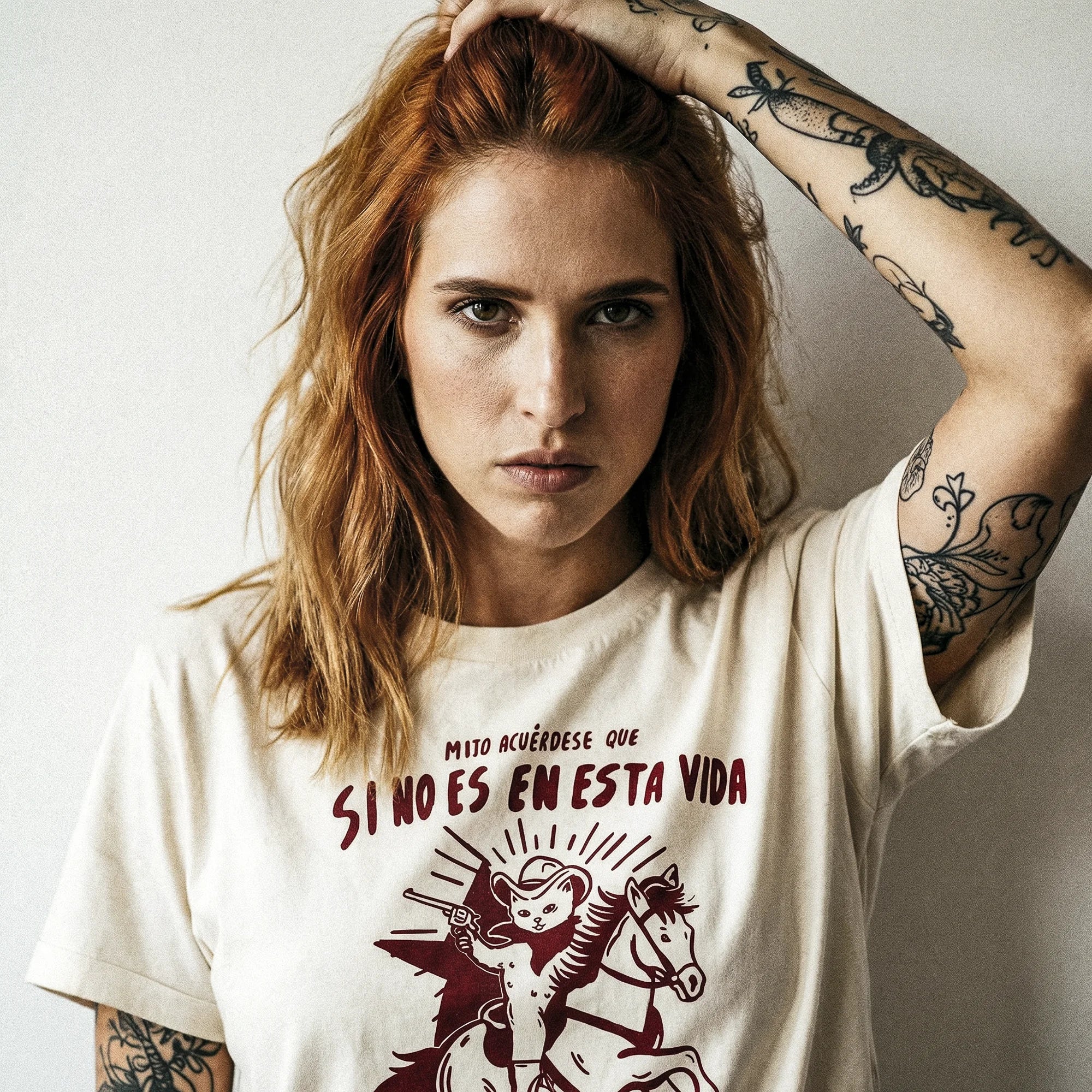Camiseta Basica MIJO Feminina Off-White