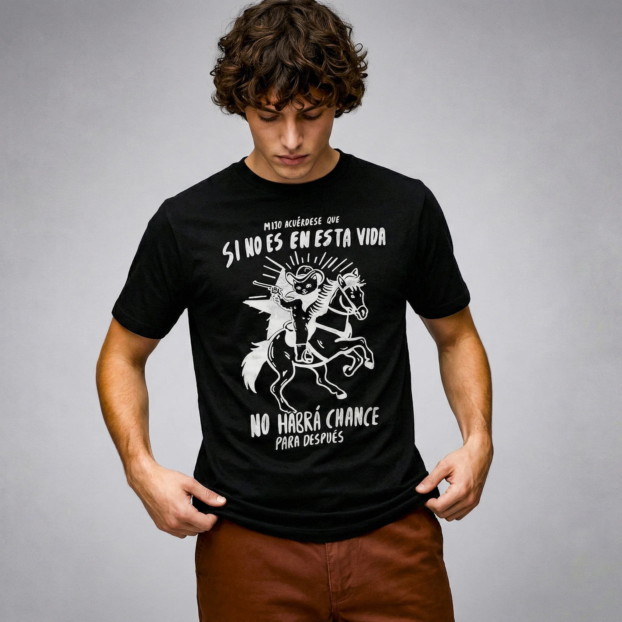 Camiseta Basica MIJO Masculina Preto