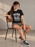 Camiseta Básica Maratona Fuga Fiscal Feminina Preto