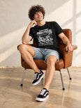 Camiseta Básica Maratona Fuga Fiscal Masculina Preto