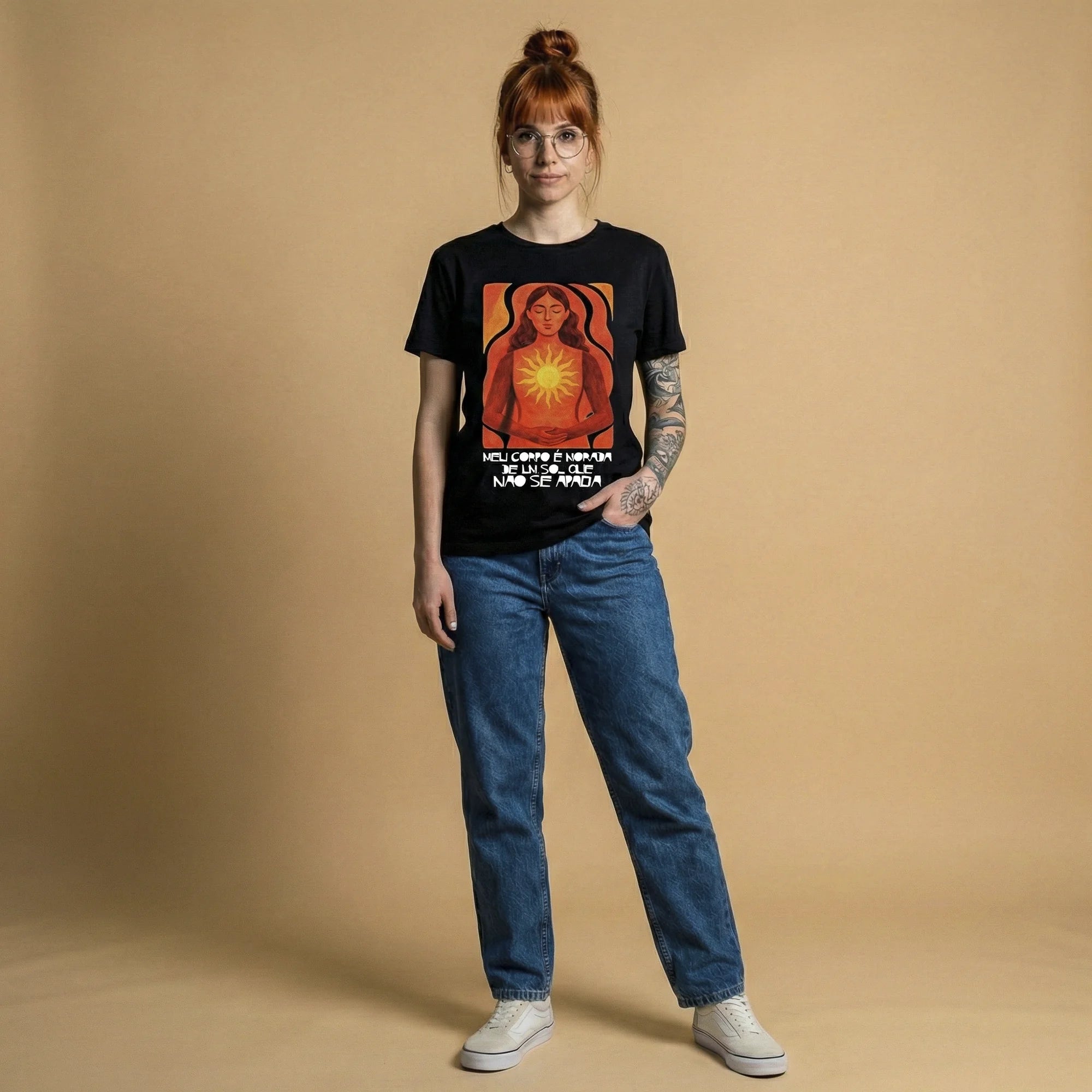 Camiseta Basica MeuCorpo Feminina Preto