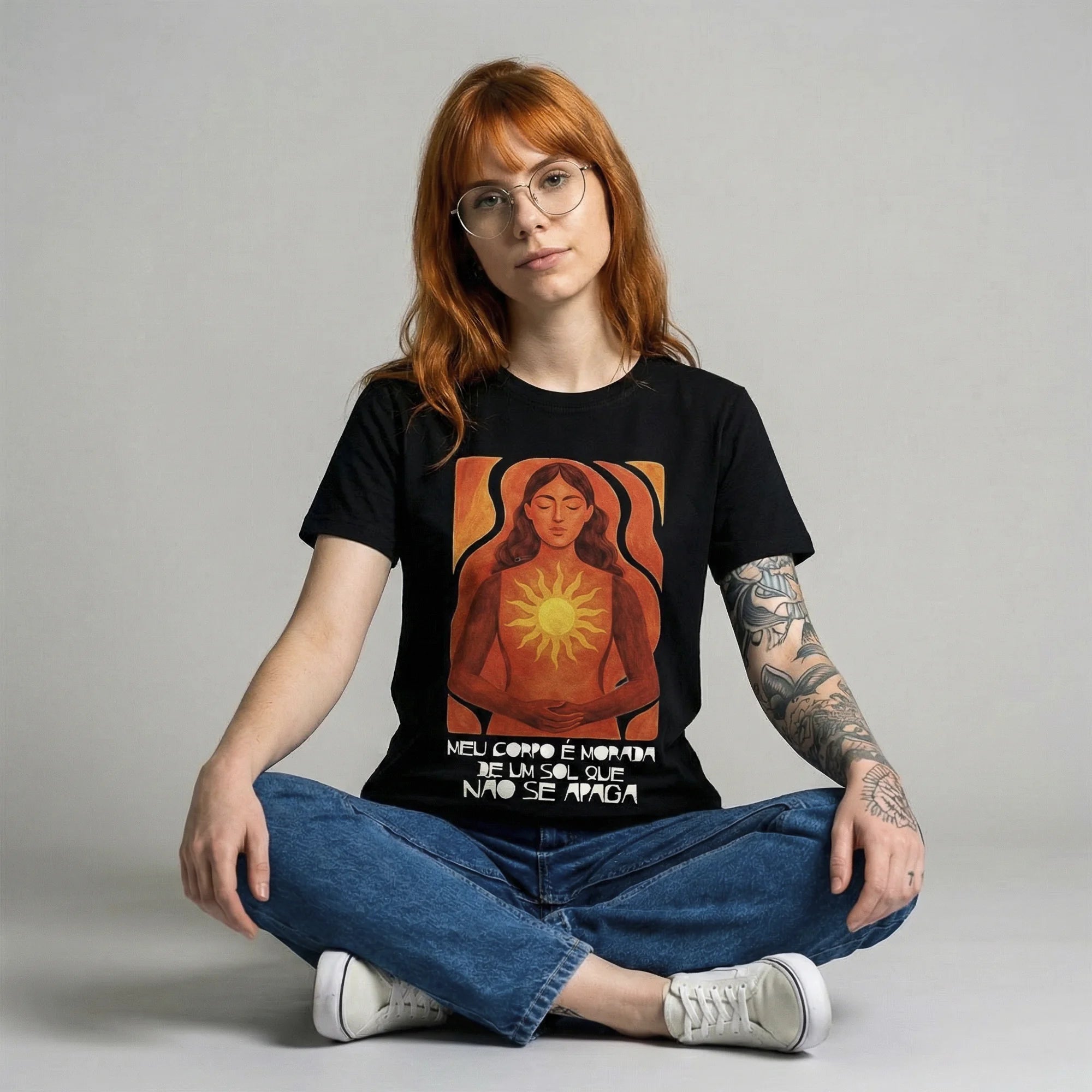 Camiseta Basica MeuCorpo Feminina Preto